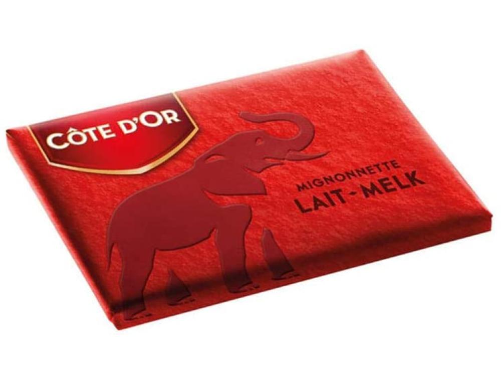CHOCO.MIGNONETTES COTE DOR 10GCHOCOLAT AU LAIT - COTE D'OR - MIGNONNETTES 10G - BOITE DE 24