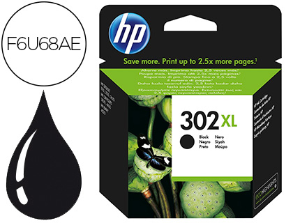 CARTOUCHE HP 302XL JET D'ENCRE FAU68AE COULEUR NOIR 480P