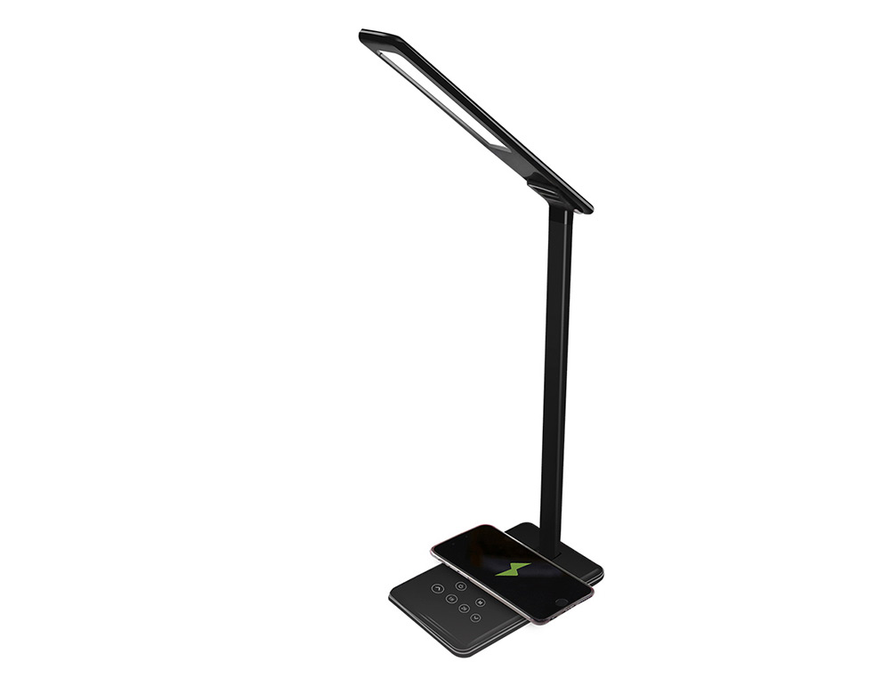 LAMPE BUREAU Q-CONNECT ABS RECHARGE TELEPHONE  48 LEDS   5W INTERUPTEUR TACTILE 4      NIVEAUX INTENSITE COLORIS