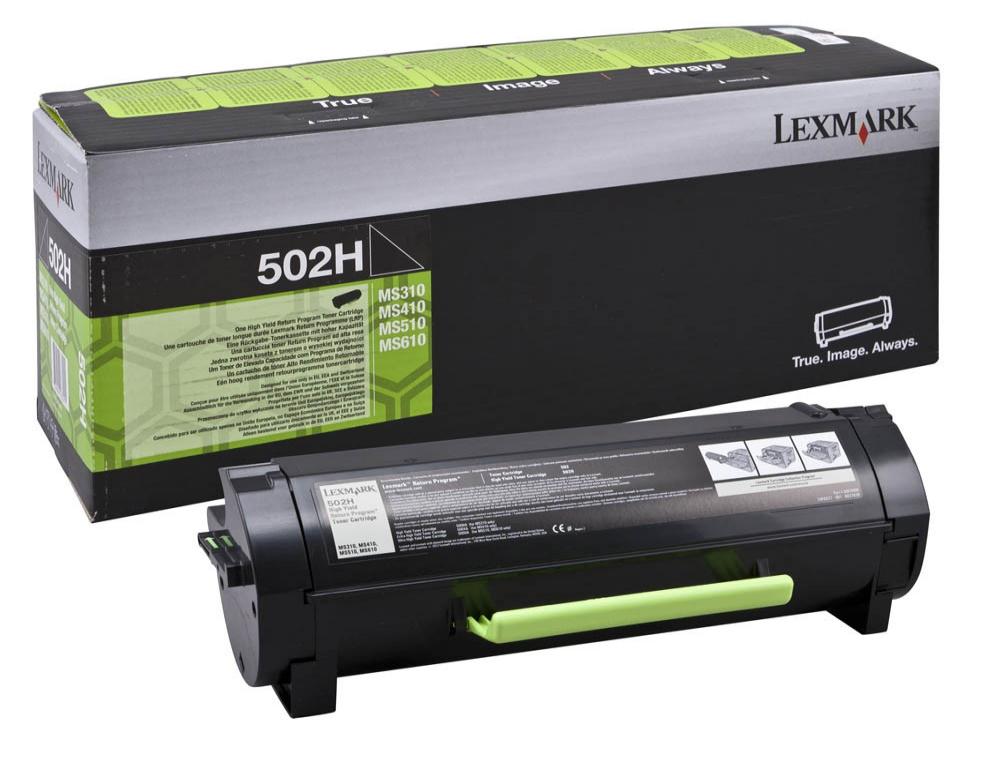 CART.LEXMARK 502H NOIR TONER NOIR LEXMARK 502H - 50F2H00